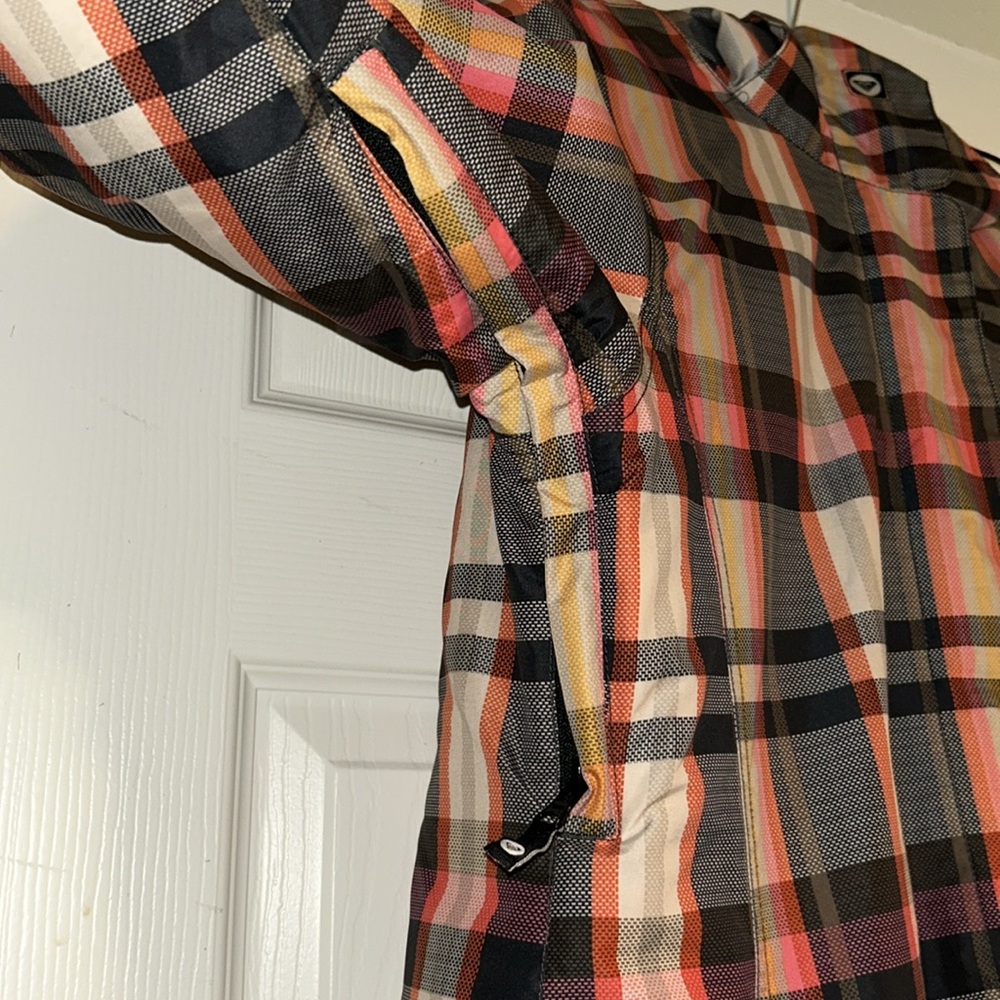 Roxy Multicolor Plaid Winter Jacket - image 2